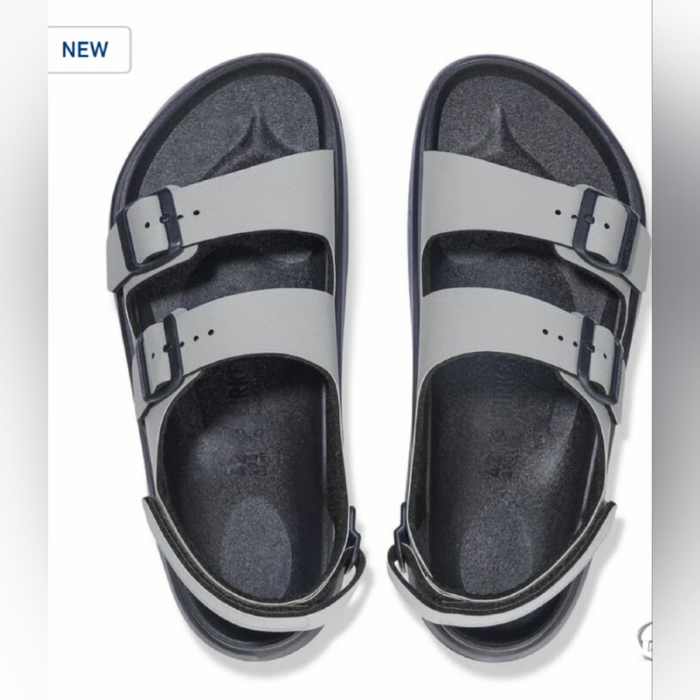 New Birkenstock Mogami Terra Birko-Flor - Regular Wide -Whale Gray Size 42 - Picture 4 of 7